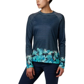 Dámské Mikiny Columbia PFG Super Tidal Long Sleeve Proužek AUSWXO312